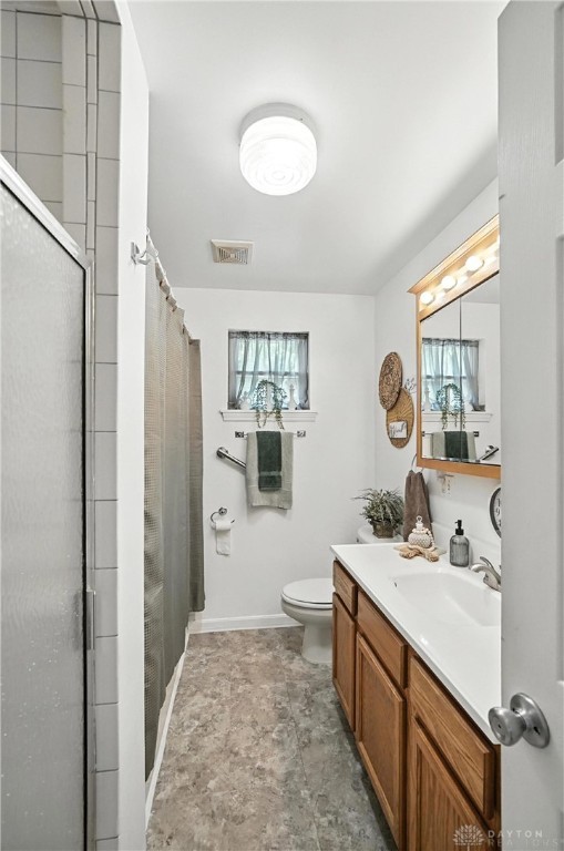 3755 Everett Dr, Loveland, OH 45140 - bathroom with vanity and a shower with shower curtain