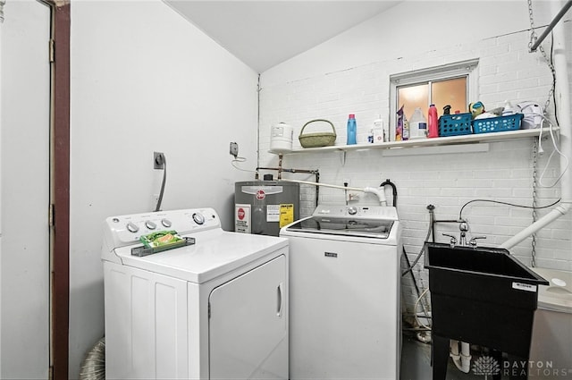 3755 Everett Dr, Loveland, OH 45140 - washroom featuring washing machine and dryer and water heater