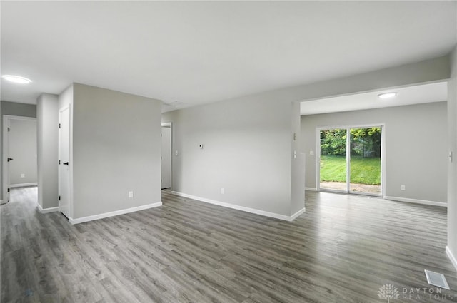 1393 Seminole Dr, Xenia, OH 45385 - unfurnished living room featuring wood finished floors