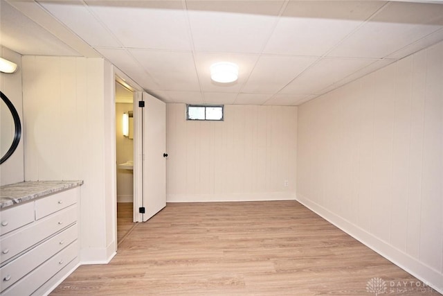 6383 Todhunter Rd, Middletown, OH 45044 - below grade area featuring light wood-type flooring and baseboards