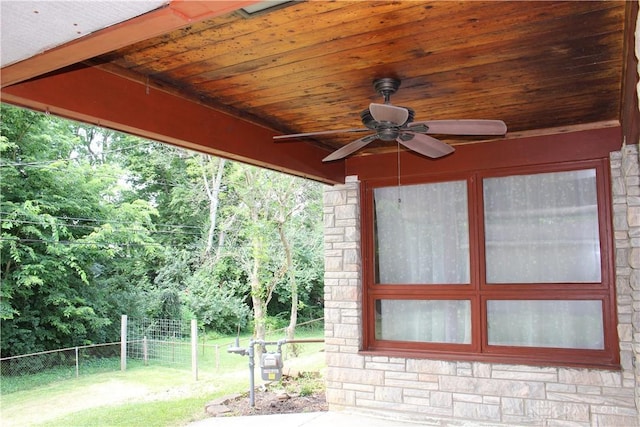 4912 Powell Rd, Huber Heights, OH 45424 - view of unfurnished sunroom