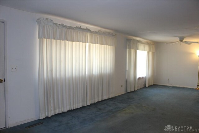 4912 Powell Rd, Huber Heights, OH 45424 - carpeted empty room featuring a ceiling fan