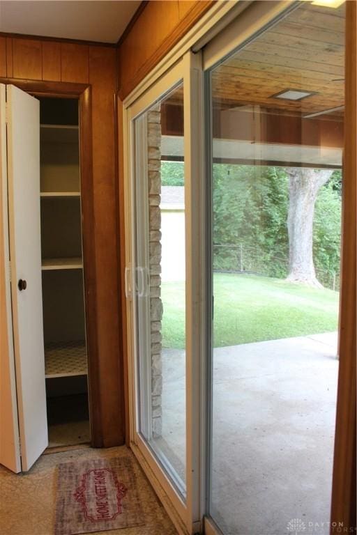 4912 Powell Rd, Huber Heights, OH 45424 - doorway to outside featuring healthy amount of natural light