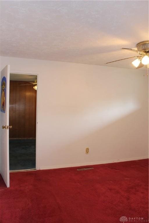 4912 Powell Rd, Huber Heights, OH 45424 - unfurnished room with a ceiling fan and carpet floors
