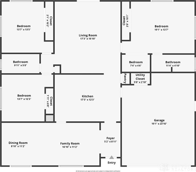 5970 Clearlake Dr, Dayton, OH 45424 - view of floor plan / room layout