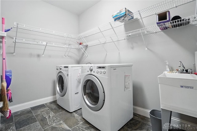 1310 Bourdeaux Way, Clearcreek Twp, OH 45458 - washroom featuring separate washer and dryer and baseboards