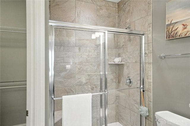 1310 Bourdeaux Way, Clearcreek Twp, OH 45458 - bathroom featuring a spacious closet and a shower stall