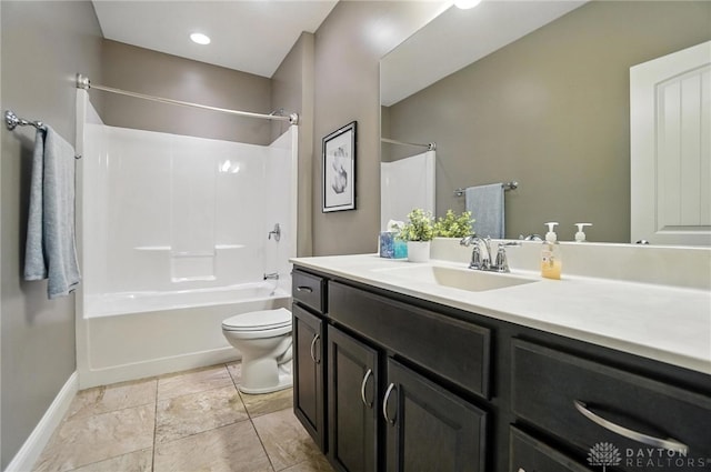 1310 Bourdeaux Way, Clearcreek Twp, OH 45458 - bathroom with vanity and tub / shower combination