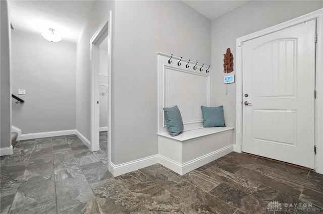1310 Bourdeaux Way, Clearcreek Twp, OH 45458 - mudroom featuring baseboards and marble look tiles