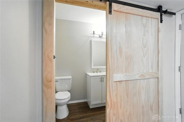 5567 Day Rd, Colerain Twp, OH 45252 - half bath featuring vanity and wood finished floors