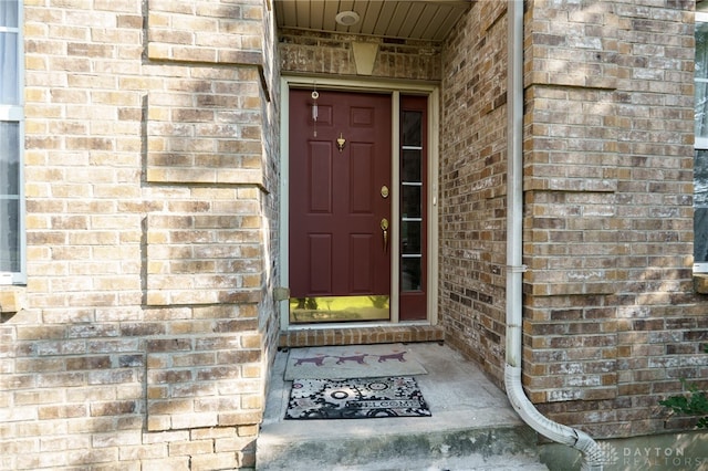 213 Bentridge Dr, Clearcreek Twp, OH 45458 - view of exterior entry with brick siding