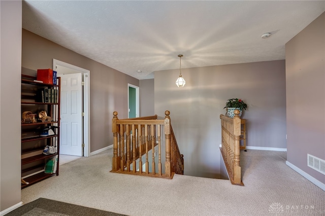 213 Bentridge Dr, Clearcreek Twp, OH 45458 - stairs featuring carpet floors and baseboards