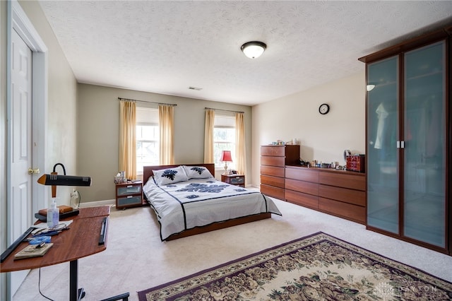 213 Bentridge Dr, Clearcreek Twp, OH 45458 - carpeted bedroom with a textured ceiling