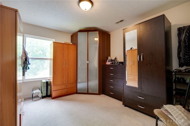 213 Bentridge Dr, Clearcreek Twp, OH 45458 - bedroom with light carpet and a textured ceiling