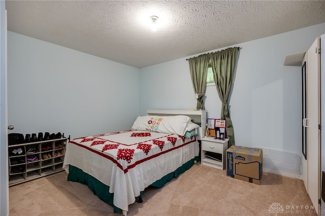 213 Bentridge Dr, Clearcreek Twp, OH 45458 - bedroom with carpet and a textured ceiling