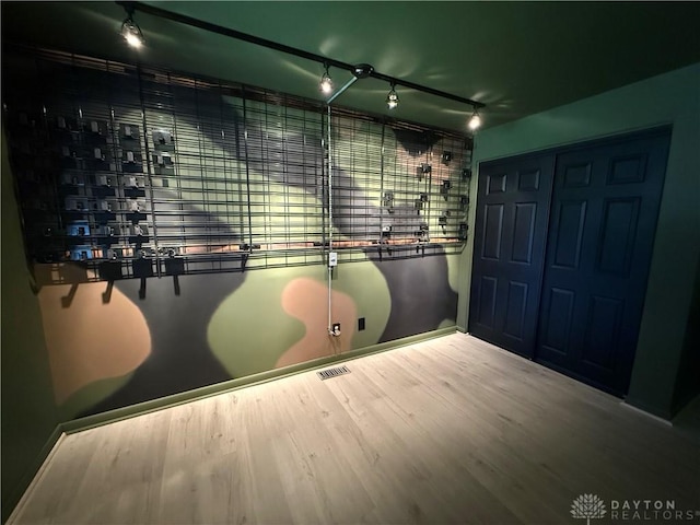 4220 Sillman Pl, Kettering, OH 45440 - unfurnished room featuring track lighting and wood finished floors