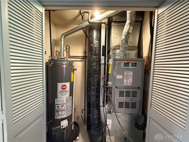 4220 Sillman Pl, Kettering, OH 45440 - utility room with water heater