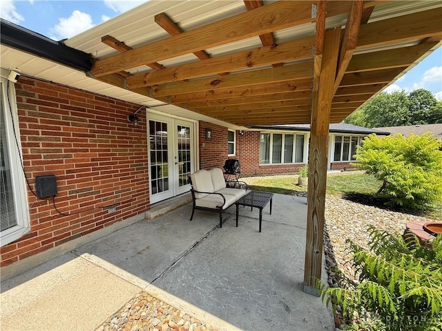 4220 Sillman Pl, Kettering, OH 45440 - view of patio / terrace with french doors