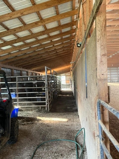 view of stable