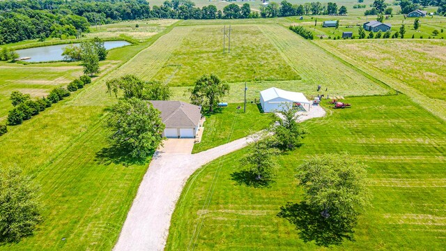 26484 State Highway 3, Kirksville, MO 63501 - aerial view of sparsely populated area with a large body of water