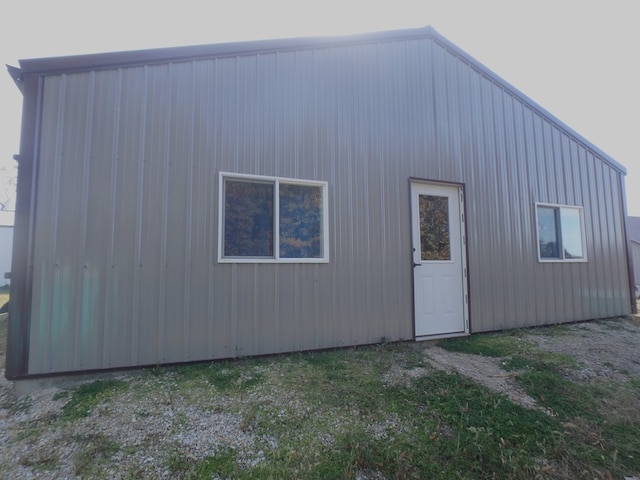 view of rear view of property