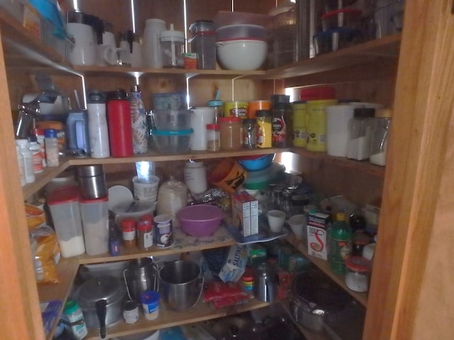 view of pantry