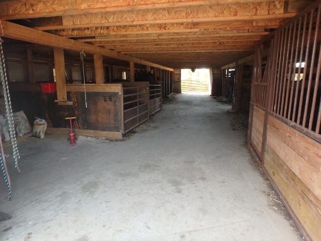 view of horse barn