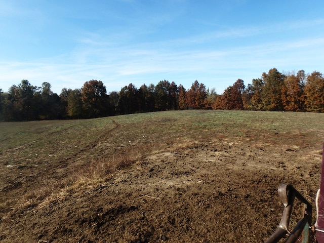 view of landscape featuring a rural view