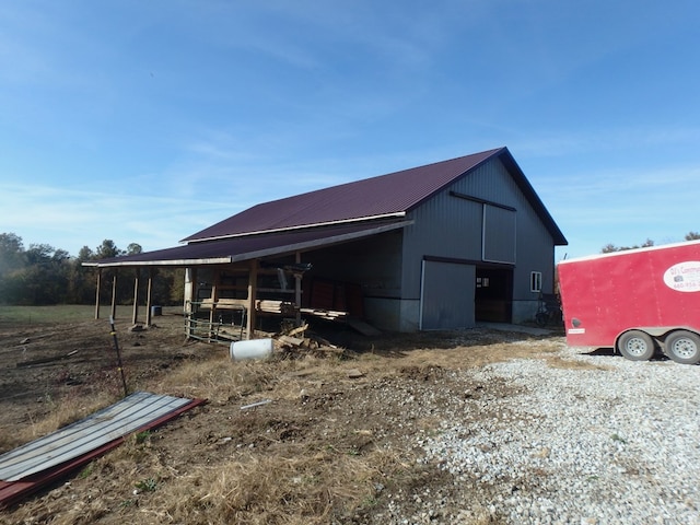 view of outbuilding