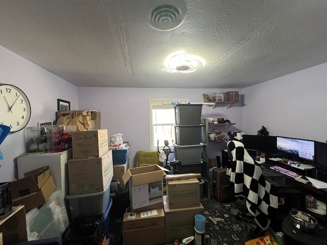 113 N Cottage Grove Ave, Kirksville, MO 63501 - office space with a textured ceiling