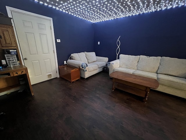 113 N Cottage Grove Ave, Kirksville, MO 63501 - living room featuring visible vents and wood finished floors