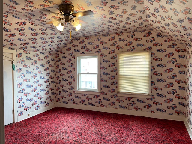 911 Cherry St, Chillicothe, MO 64601 - carpeted spare room with baseboards and ceiling fan