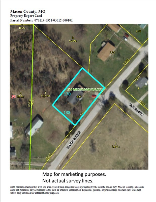 803 Coates St, Macon, MO 63552 - map location