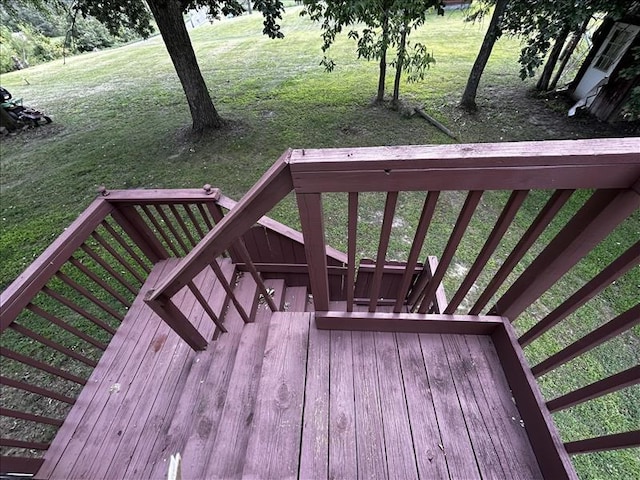 803 Coates St, Macon, MO 63552 - deck with a yard