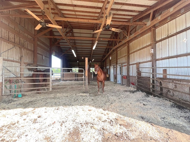 view of stable