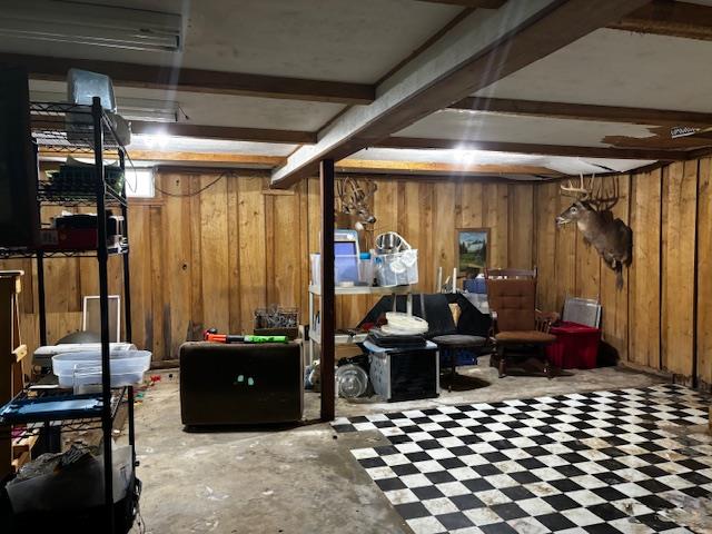 26462 Haven Way, Kirksville, MO 63501 - finished basement featuring wooden walls and tile patterned floors