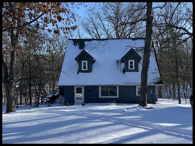 view of cape cod home