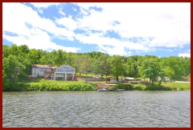 26672 Spring Lake Trl, Kirksville, MO 63501 - water view featuring stairs