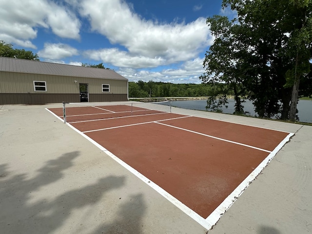 26672 Spring Lake Trl, Kirksville, MO 63501 - view of tennis court featuring community basketball court