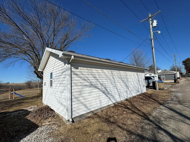 view of outdoor structure