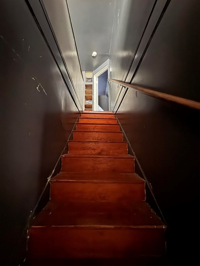 view of stairs