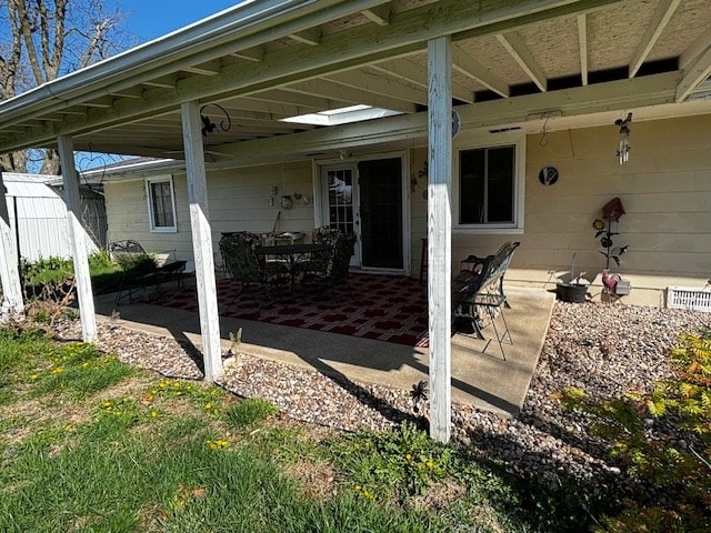2 Center Dr, Kirksville, MO 63501 - view of patio / terrace featuring fence