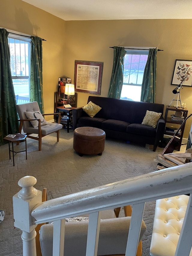 814 E Normal St, Kirksville, MO 63501 - living area featuring carpet floors