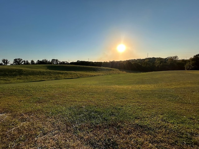 view of landscape with a rural view