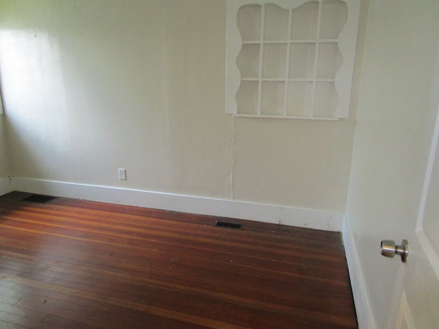 709 E Line St, Kirksville, MO 63501 - unfurnished room featuring hardwood / wood-style floors and baseboards