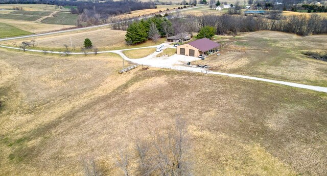26831 State Highway 11, Kirksville, MO 63501 - drone / aerial view with a rural view
