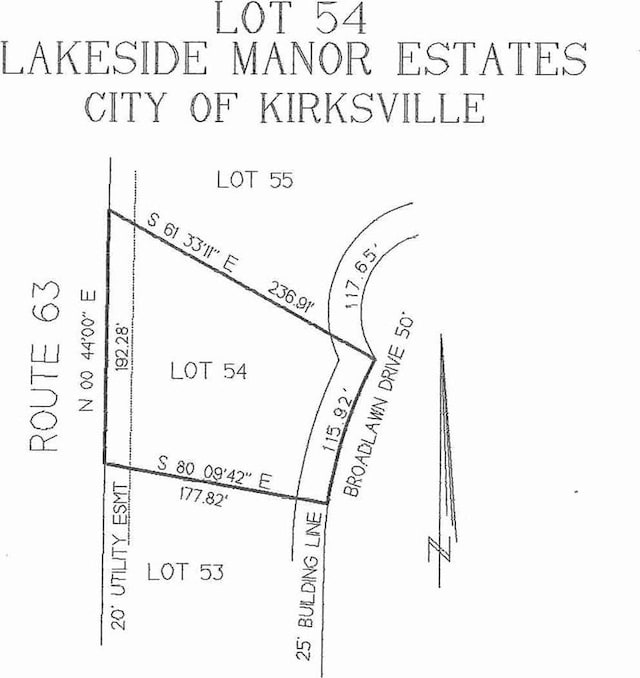 LOT54 Broadlawn Dr, Kirksville, MO 63501