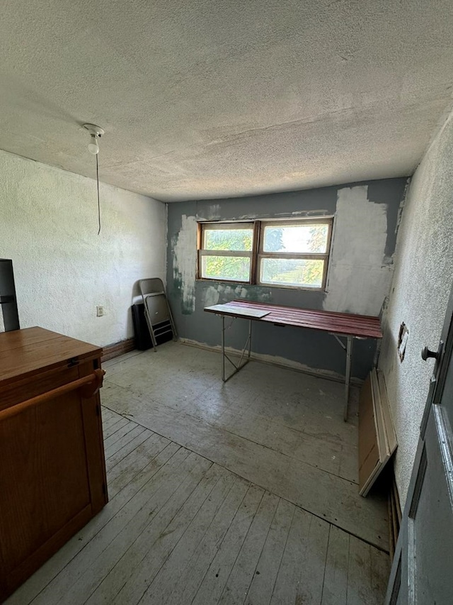 miscellaneous room with light wood-type flooring