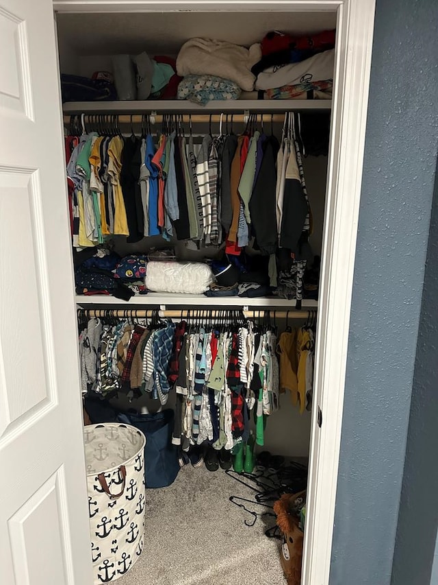 view of closet