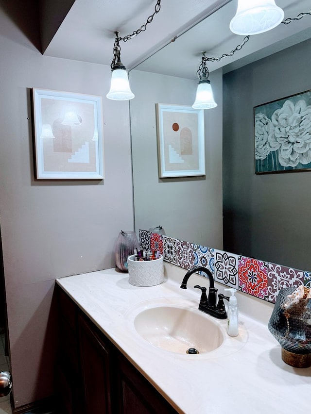 609 E Clark St, La Plata, MO 63549 - bathroom featuring vanity